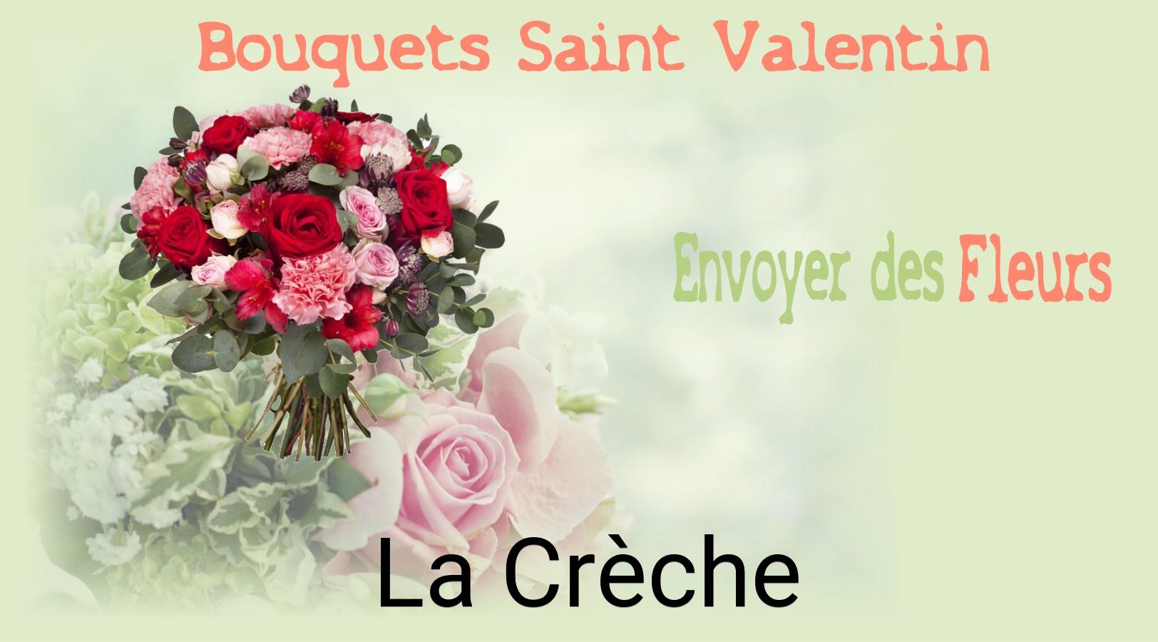 Roses de Saint-Valentin livrées à La Crèche